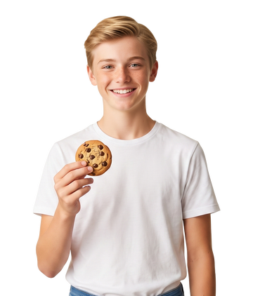 Olaf met een koekje